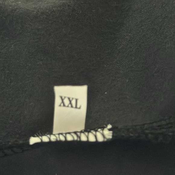 Goth punk lace up waist corset belt faux leather back zipper front laces Sz XXL - Picture 3 of 3